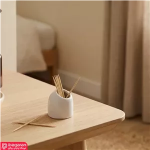 جا خلال دندان چینی زرین مدل هتلی سر کج 