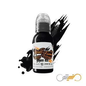 رنگ تتو ورد فیمس World Famous Pitch Black 