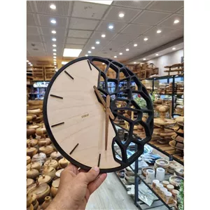 ساعت دیواری چوبی کلاسیک با چوب پلای وود
