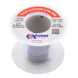 سیم لحیم 0.8mm 50gr مارک ASAHIاصل