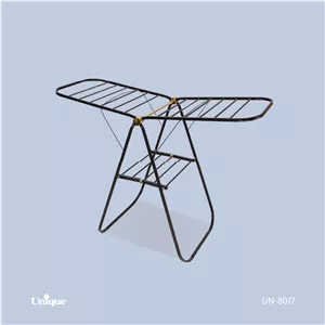 بندرخت فلزی تسمه ای مشکی طلایی یونیک UN-8017