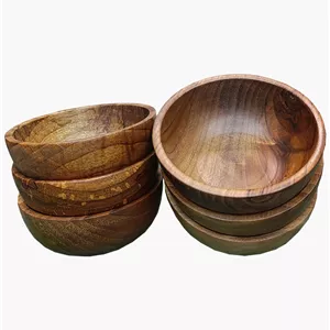 کاسه آبگوشت خوری چوبی