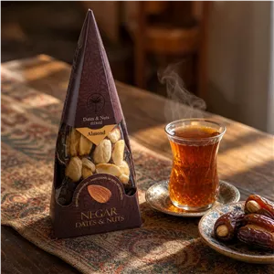 خرمای نگار با مغز بادام 
