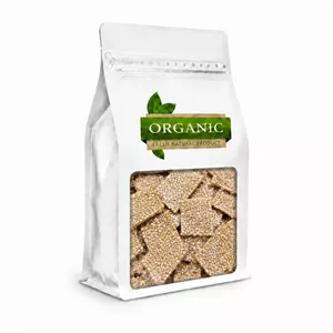 پولکی کنجدی عسلی چیپسی ارگانیک - 500 گرم RZT