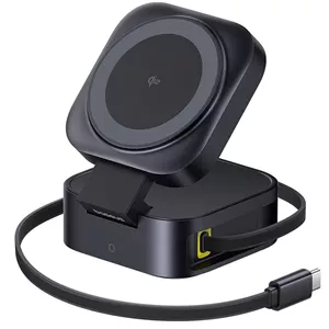شارژر رومیزی بی سیم 67 وات بیسوس مدل PicoGo BSW-540 AP4