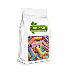 پاستیل شکری رنگین کمان ارگانیک - 250 گرم RZT