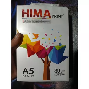 کاغذa5هیما 80گرم بسته 30عددی