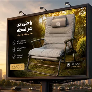 تختخواب تاشو سفری- دفتری - بیمارستانی