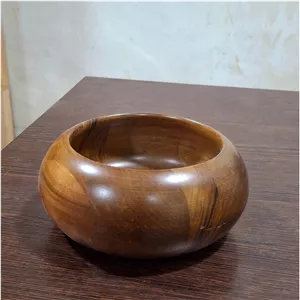 کاسه چوبی قطر 15 سانت