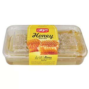 عسل با موم طبیعی جوان - 500 گرم
