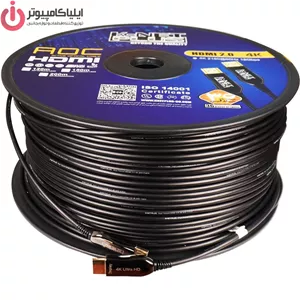 کابل HDMI 2.0 کی نت پلاس مدل KP-CHAOC2000 طول 200 متر