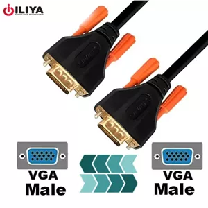 کابل VGA دی نت مدل D-NET DT-425 به طول 10 متر قطر 9+3