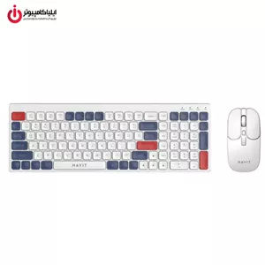 کیبورد و موس وایرلس و بلوتوثی هویت مدل HAVIT KB830WB