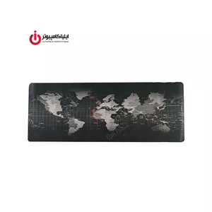ماوس پد گیمینگ طرح نقشه جهان سایز 90x40 pad mouse world