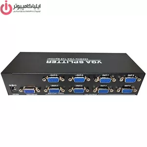 اسپلیتر 1 به 8 درگاه VGA تی سی تراست مدل TC-VSP-18
