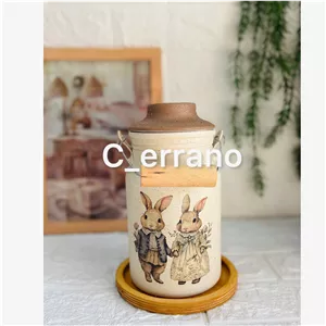 بانکه روغن جامد ظرف روغن روحی مات قهوه ای 1.5 کیلویی