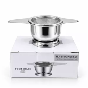 صافی چای استیل 304 با کاسه زیر (91)