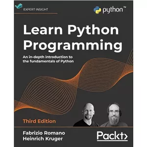 کتاب Learn Python Programming Third edition اثر Heinrich Kruger Fabrizio Romano انتشارات بله