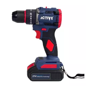 دریل پیچ گوشتی چکشی شارژی براشلس 21 ولت اکتیو مدل AC-3121BL