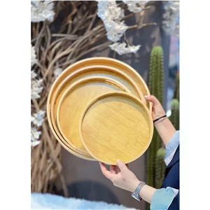 سینی گرد بامبو