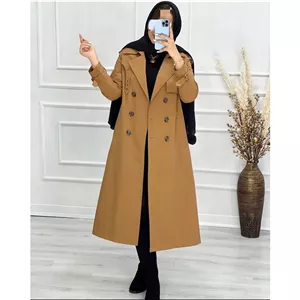 مانتو بارونی بلند صبا کد 1187 طاها