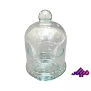 شیشه عسل خوری ریز قطر 6.5 ارتفاع 10 سانت