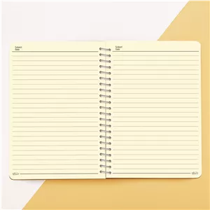 دفتر یادداشت 50 برگ خندالو طرح دختر و پاییز کد F6684 - با بهترین کیفیت مدل 1