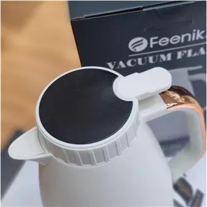 فلاسک 2 لیتری شیشه سوپر صورتی فنیک (feenik)