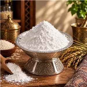  آرد برنج معطر عنبربو ، آسیاب شده از برنج ایرانی، بسته 250گرمی