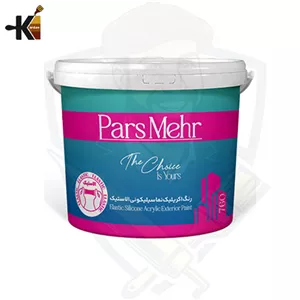 رنگ اکریلیک نما سیلیکونی الاستیک کد 760 دبه (12 کیلویی)