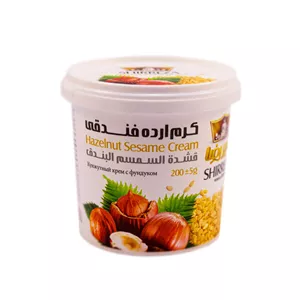 کرم ارده فندقی شیررضا - 185 گرم