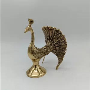 مجسمه دکوری طاووس دم چتری