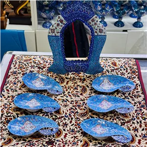هفت سین میناکاری مدل بته چی