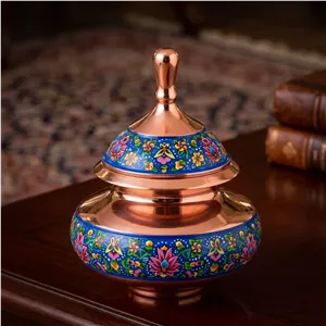 قندان دخل مس و پرداز سایز بزرگ