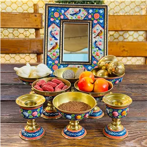 ست هفت سین میناکاری مدل ققنوس