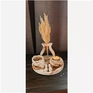 ست دکوری گلدان کوزه ای ،جاوارمر،صدف