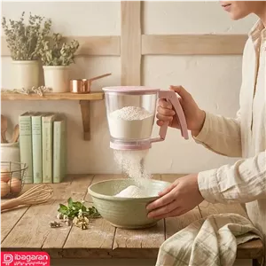 الک آرد چرخشی دسته دار لیمون مدل 2123