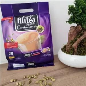 شیر چای علی تی هل دار سیگنچر 3 در 1 بسته 20 عددی Alitea مدل Signature Cardamom