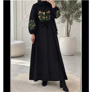 مانتو کفتان گلدوزی آروشا پاییزی 