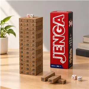 جنگا برج هیجان طرح MDF (شماره دار)