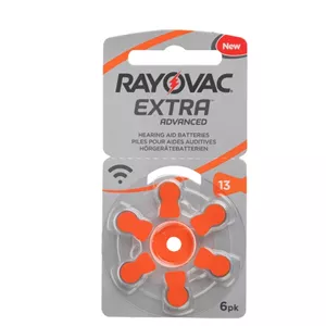 باتری سمعک Rayovac شماره 13 زینک ایر (Zinc Air) ولتاژ 1.45V