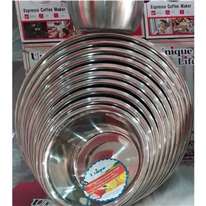 سرویس لگن استیل 6 پارچه یونیک پلاس