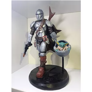 فیگور مندلورین از جنگ ستارگان mandalorian star wars figure 