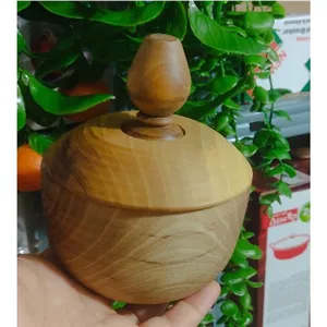 قندان چوبی قطر ده