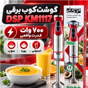 گوشت کوب برقی DSP KM1117 موتور 700 وات قدرت واقعی برای آشپزخانه