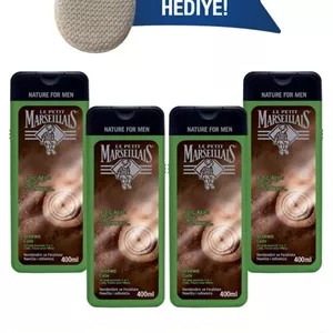 ژل و کرم دوش زنانه – مردانه Le Petit MarseillaisPKTLPMARDC400X4+LİF اورجینال