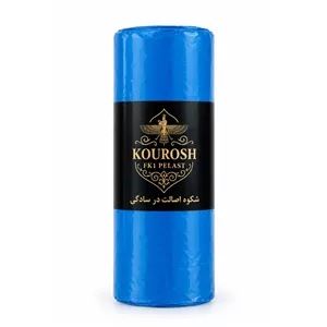 کیسه زباله درجه یک کوروش پلاست 400 گرم سایز بزرگ 30 عددی 70 در 90 ضخیم و بدون چکه پلی اتیلن درجه یک FK1 PELAST KOUROUSH 