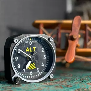 ساعت رومیزی طرح Altimeter هواپیما-دکور هوانوردی 