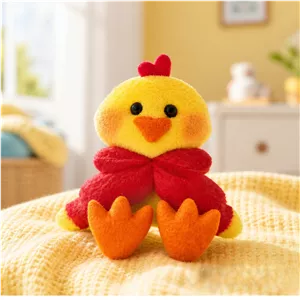 عروسک جوجه آماده مونتاژ رنگبندی کامل