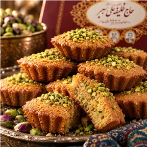 کیک یزدی تازه حاج خلیفه علی رهبر 